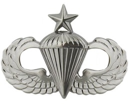 Airborne Parachutist Badge Senior Dress Metal - Click Image to Close